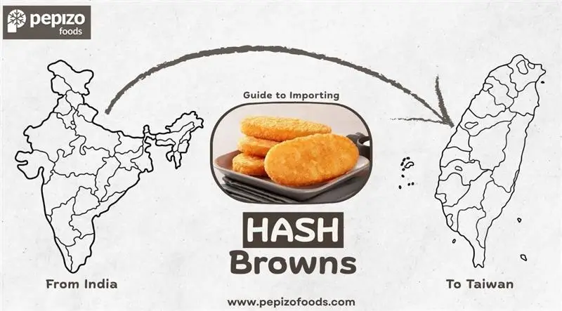 Guide to Importing Frozen Hash Browns from India to Taiwan