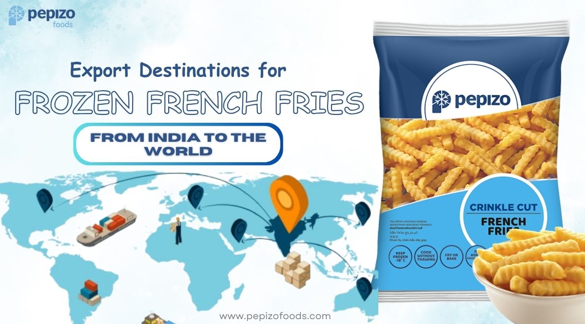 Top Export Destinations for Frozen French Fries Export from India